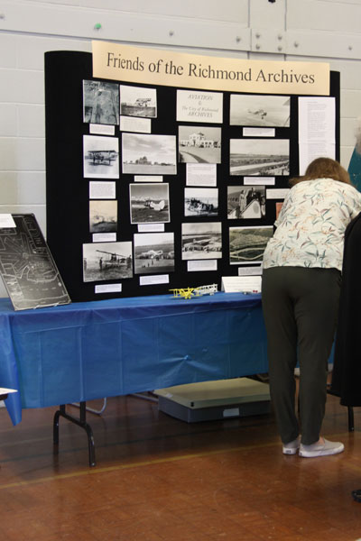 Friends of Richmond Archives display table at Sea Island Heritage Society 25th anniversary celebration 2025