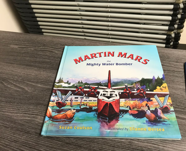 Martin Mars book on table