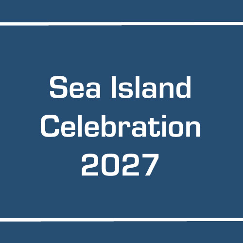 Sea Island celebration/reunion sign